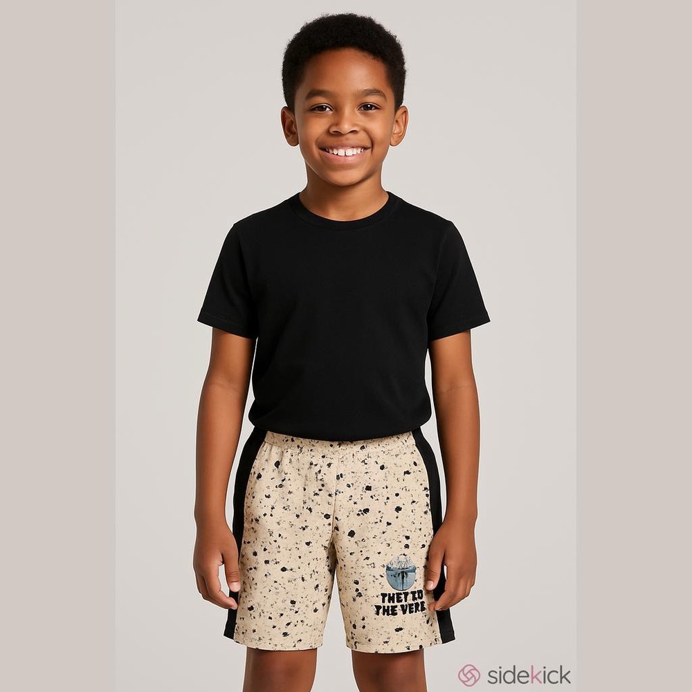 Star Wars Boys Cream Apparel with Black Logo Size: 10 (Boy)